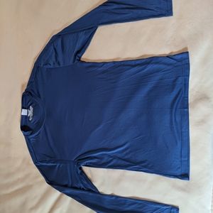 Blue long sleeve work out shirt xs